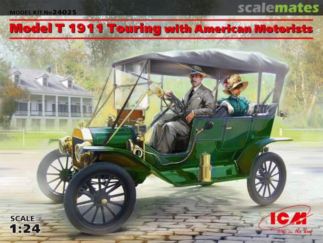 Boxart Model T 1911 Touring with American Motorists 24025 ICM Boxart Model T 1911 Touring with American Motorists 24025 ICM