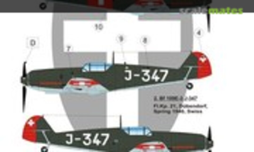 1:32 Bf 109 over Swiss (LF Models C32103) C32103