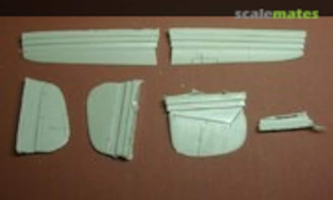 1:72 Tupolev SB-2M-100A Ailerons and Rudder (NeOmega A1) A1
