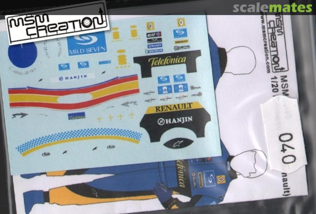 Boxart Fernando Alonso decal MSMD040 MSM Creation