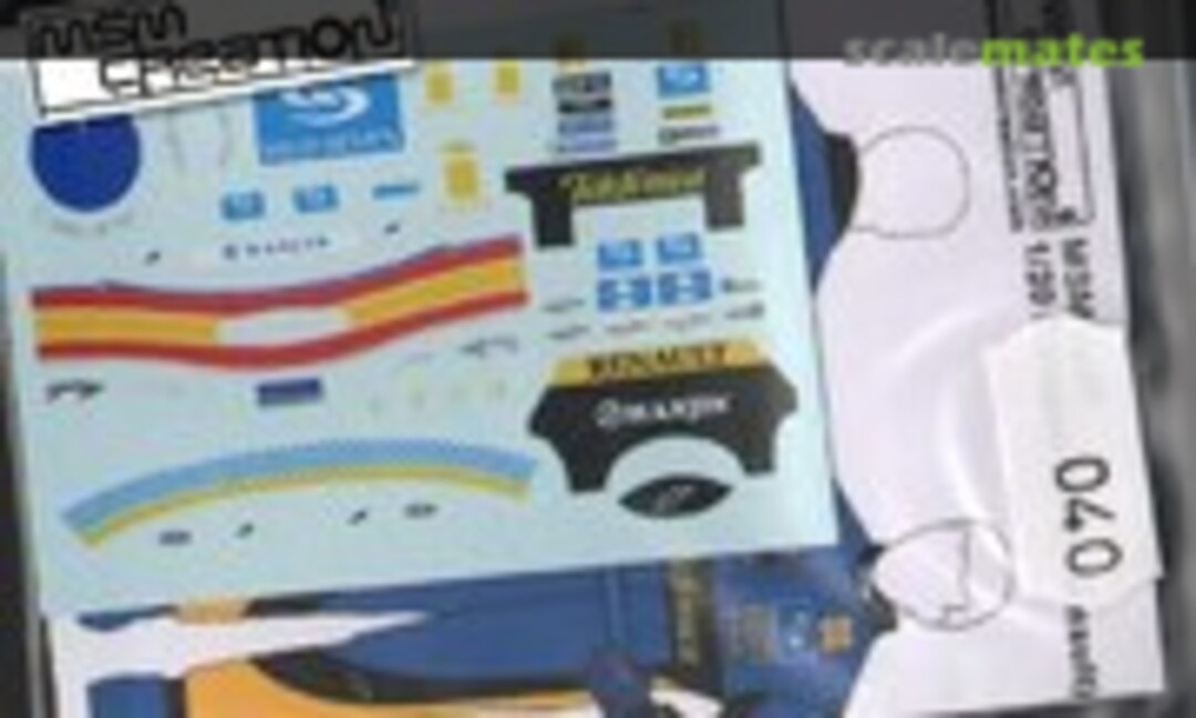 1:20 Fernando Alonso decal (MSM Creation MSMD040) MSMD040