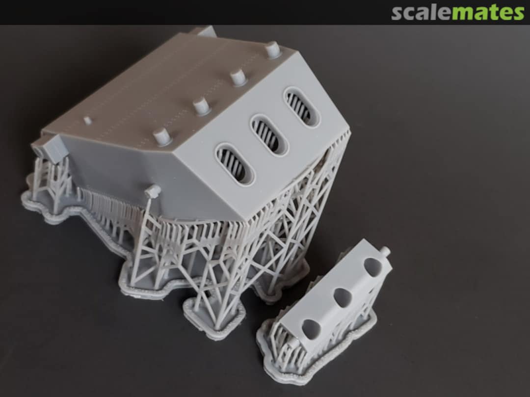 Boxart Baltimore-class 8"/55 cal. Turret with Trunnion 96-CA68 turret WWII Model Monkey Boxart Baltimore-class 8"/55 cal. Turret with Trunnion 96-CA68 turret WWII Model Monkey