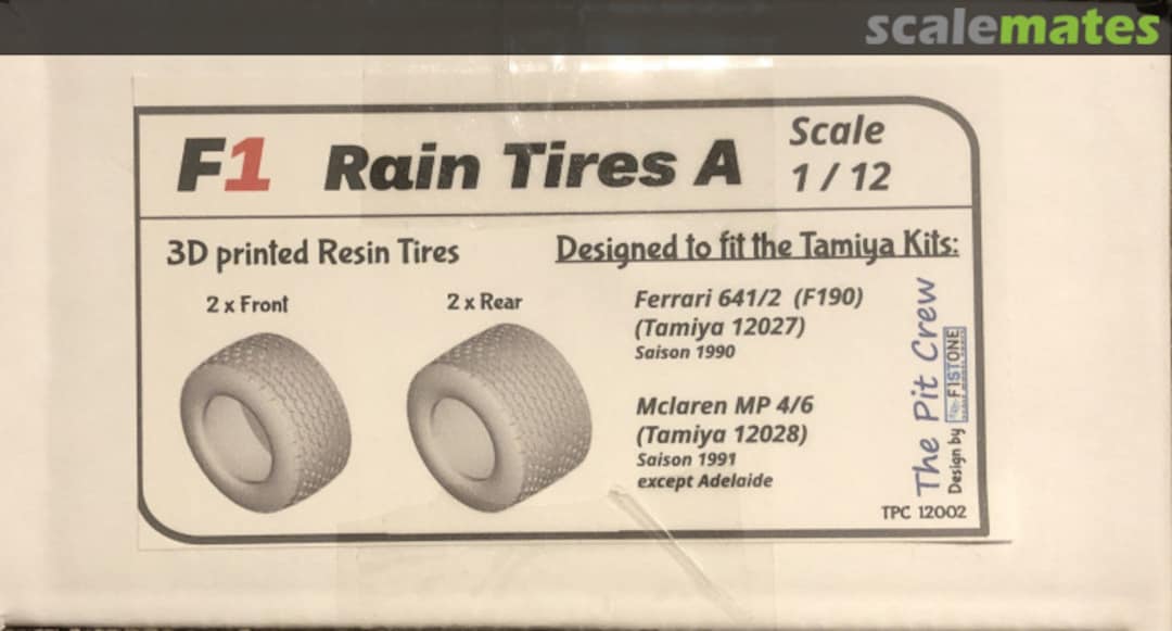 Boxart F1 Rain Tires A (Good Year) TPC12002 The Pit Crew