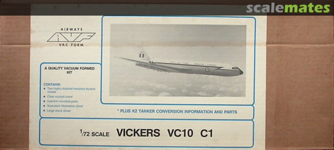 Boxart Vickers VC10 C1 Airways Vac Form Boxart Vickers VC10 C1 Airways Vac Form