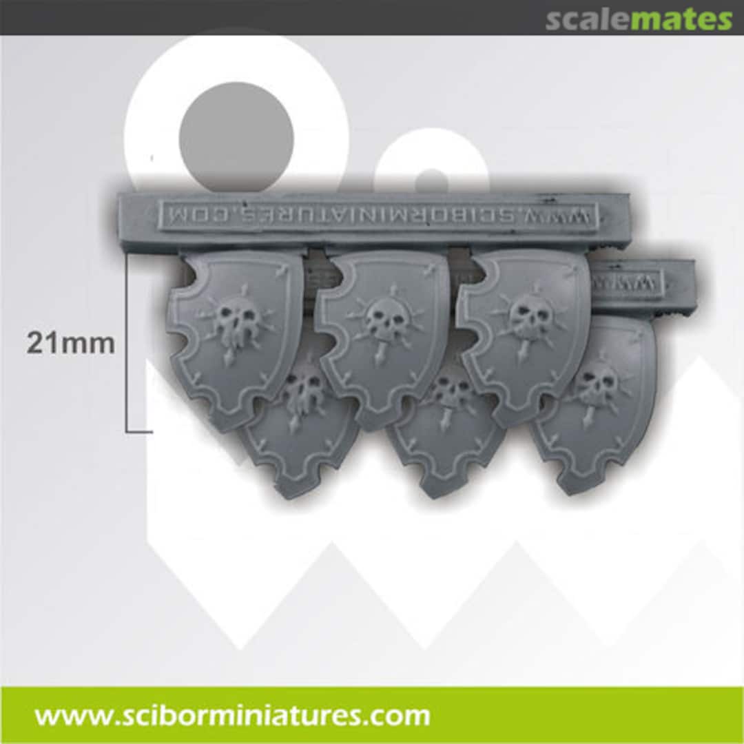 Boxart Demon Shields (6 pcs) CPSH0035 Scibor Monsterous Miniatures Boxart Demon Shields (6 pcs) CPSH0035 Scibor Monsterous Miniatures