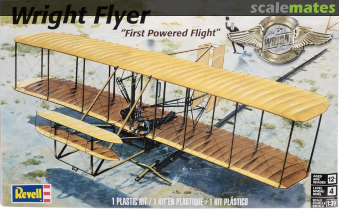 Boxart Wright Flyer "First Powered Flight" 85-5243 Revell Boxart Wright Flyer "First Powered Flight" 85-5243 Revell