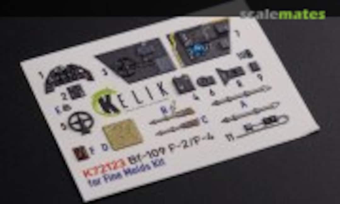 1:72 Bf109 F2/F4 Interior 3d Decals (Kelik K72123) K72123