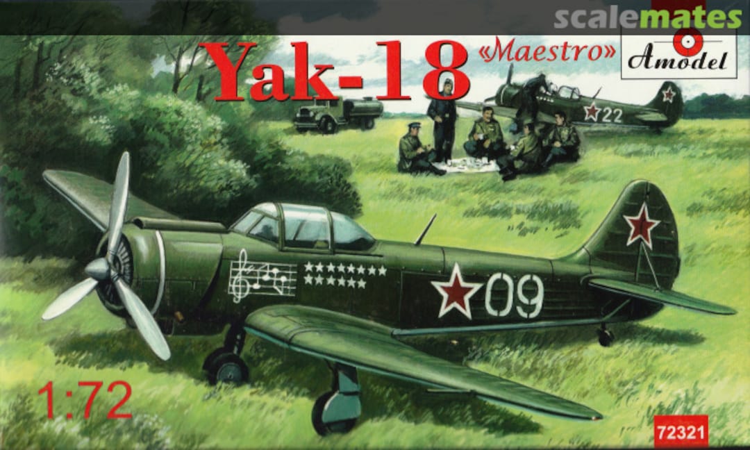 Boxart Yak-18 72321 Amodel