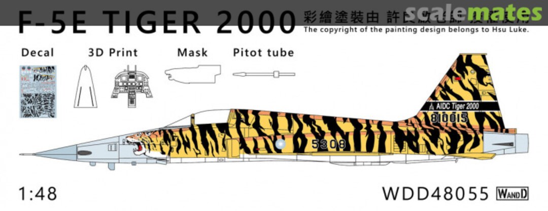 Boxart F-5E Tiger 2000 WDD48055 WandD Studio