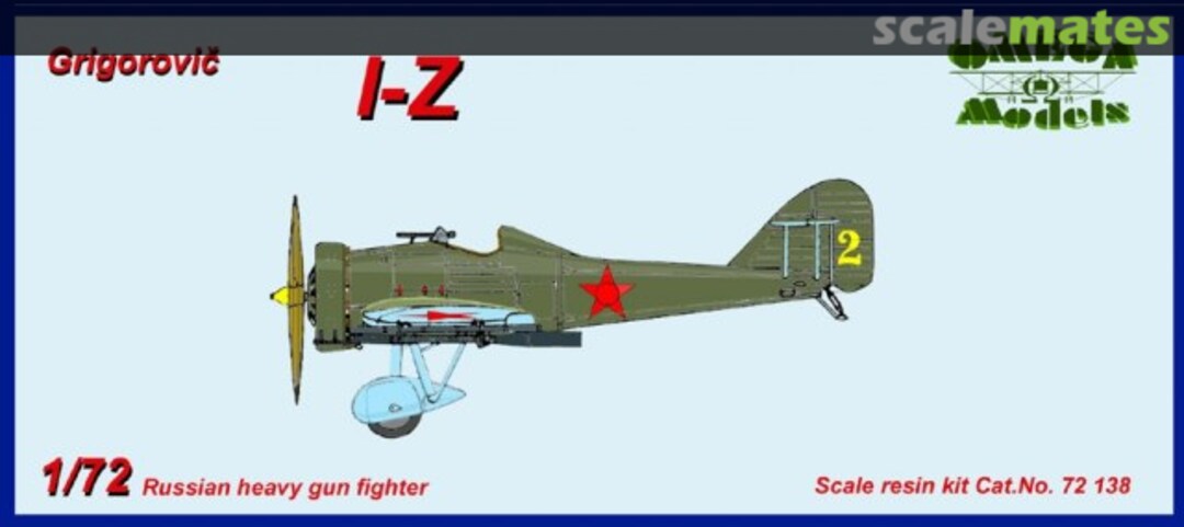 Boxart Grigorovich I-Z 72138 Omega Models Boxart Grigorovich I-Z 72138 Omega Models