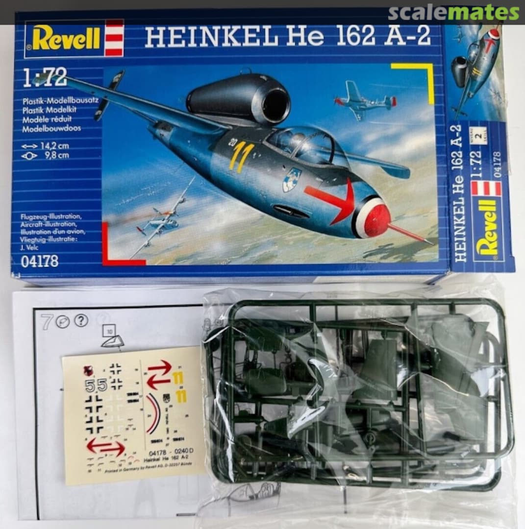 Contents Heinkel He 162 A-2 04178 Revell Contents Heinkel He 162 A-2 04178 Revell