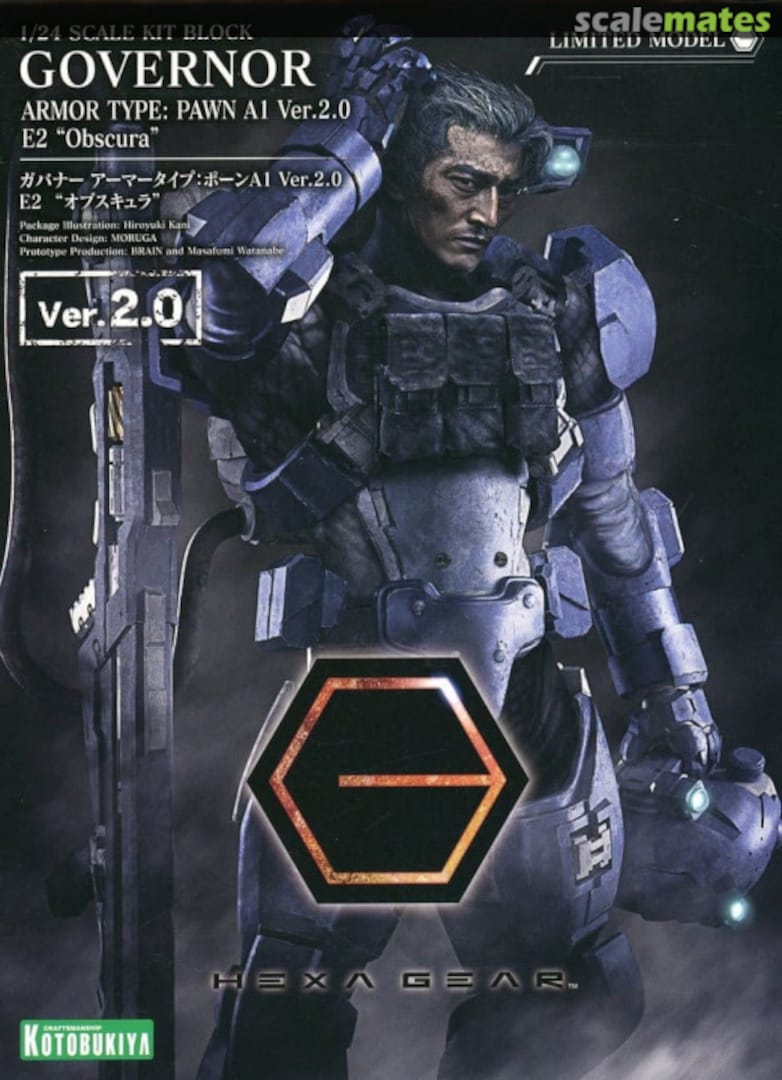 Boxart Governor Armor Type: Pawn A1 Ver. 2.0 E2 "Obscura" HG129 Kotobukiya Boxart Governor Armor Type: Pawn A1 Ver. 2.0 E2 "Obscura" HG129 Kotobukiya