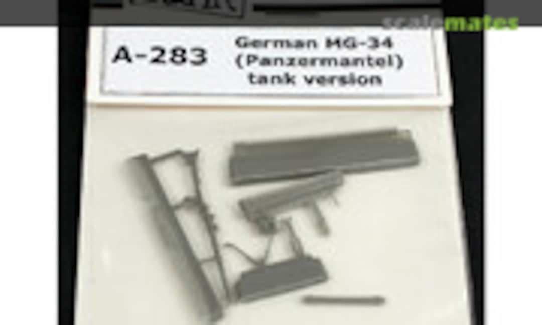 1:35 German MG-34 (Panzermantel) Tank Version (Tank TA283) TA283