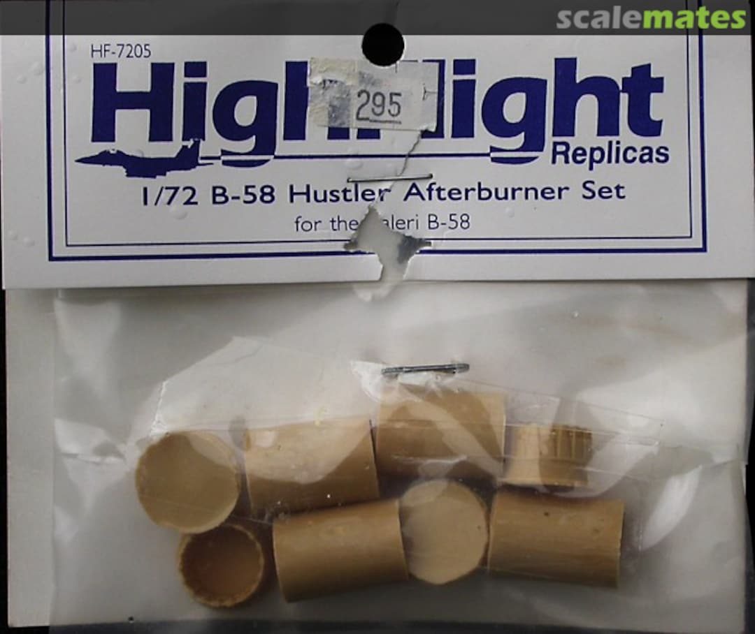 Boxart B-58 HUSTLER RESIN AFTERBURNER SET HF-7205 HighFlight Replicas Boxart B-58 HUSTLER RESIN AFTERBURNER SET HF-7205 HighFlight Replicas