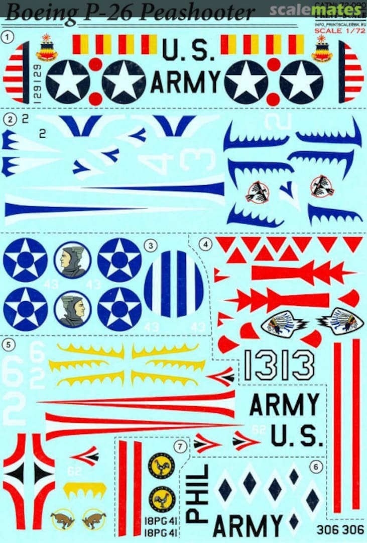 Boxart Boeing P-26 Peashooter 72-090 Print Scale Boxart Boeing P-26 Peashooter 72-090 Print Scale