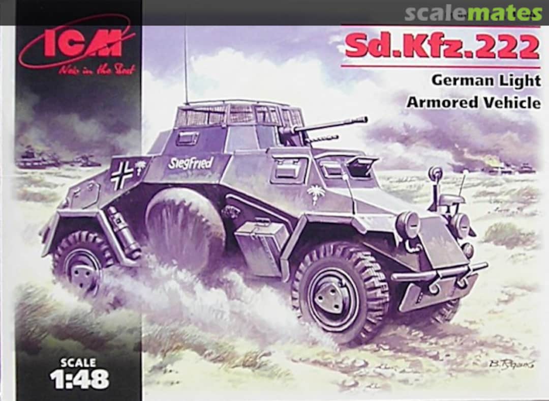 Boxart Sd.Kfz.222 48191 ICM Boxart Sd.Kfz.222 48191 ICM