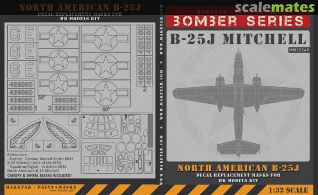 Boxart B-25J Mitchell MM32048 Maketar Boxart B-25J Mitchell MM32048 Maketar