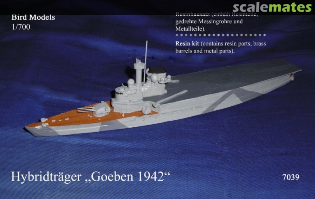 Boxart Hybridträger Goeben 1942 7039 Bird Models Boxart Hybridträger Goeben 1942 7039 Bird Models