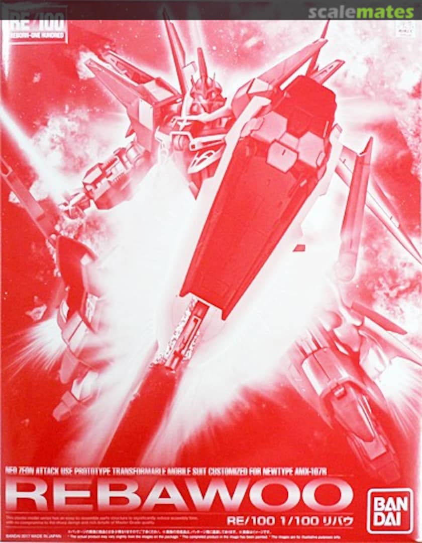 Boxart AMX-107R Rebawoo 0215340 Bandai Boxart AMX-107R Rebawoo 0215340 Bandai