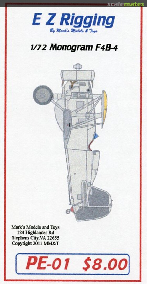 Boxart P-12E EZ RIGGING PE-01 Starfighter Decals