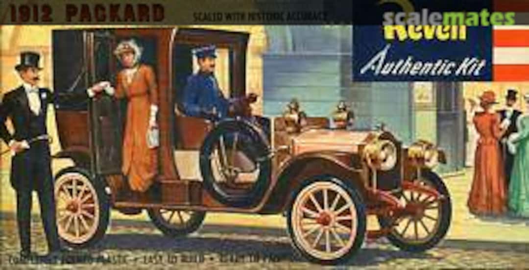 Boxart 1912 Packard H-105 Revell (Great Britain) Boxart 1912 Packard H-105 Revell (Great Britain)