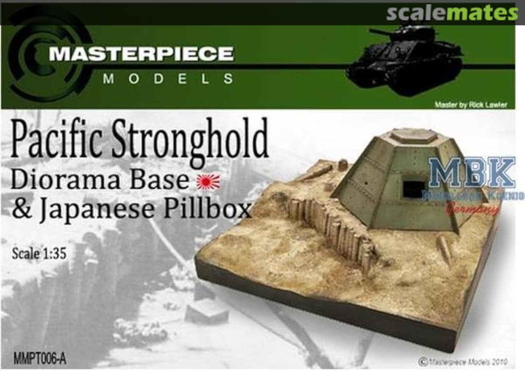 Boxart Pacific stronghold w/ Pill box diorama base 1:35 MMPT006-A Masterpiece Models