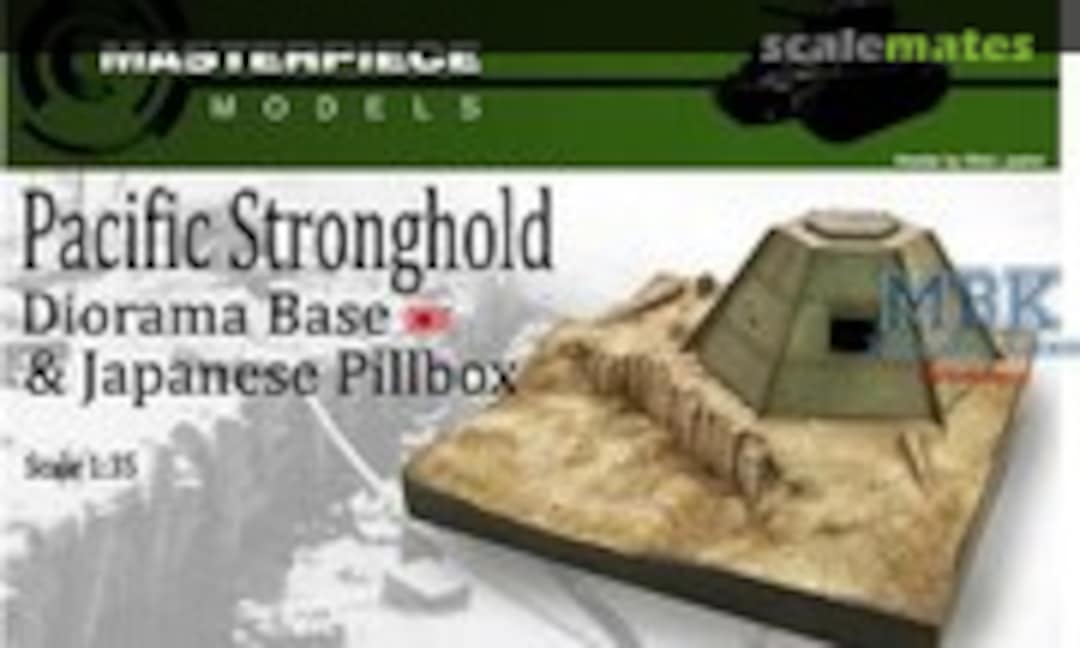 1:35 Pacific stronghold w/ Pill box diorama base 1:35 (Masterpiece Models MMPT006-A)