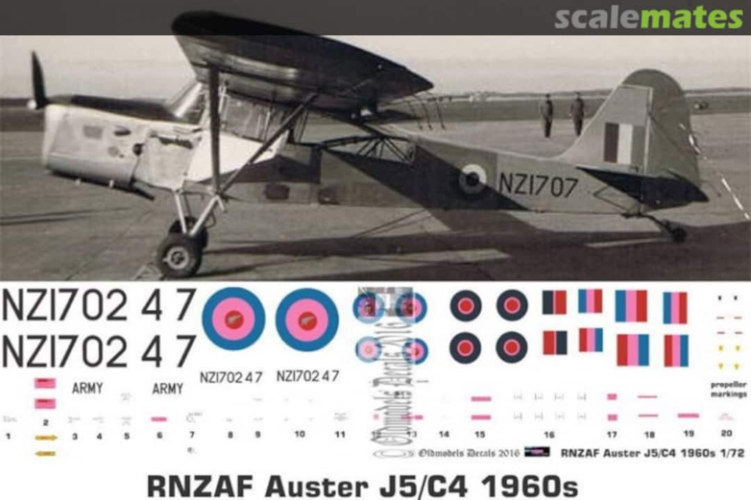 Boxart RNZAF Auster J5s/C4 1960s schemes OMD0989 Oldmodels Decals Boxart RNZAF Auster J5s/C4 1960s schemes OMD0989 Oldmodels Decals