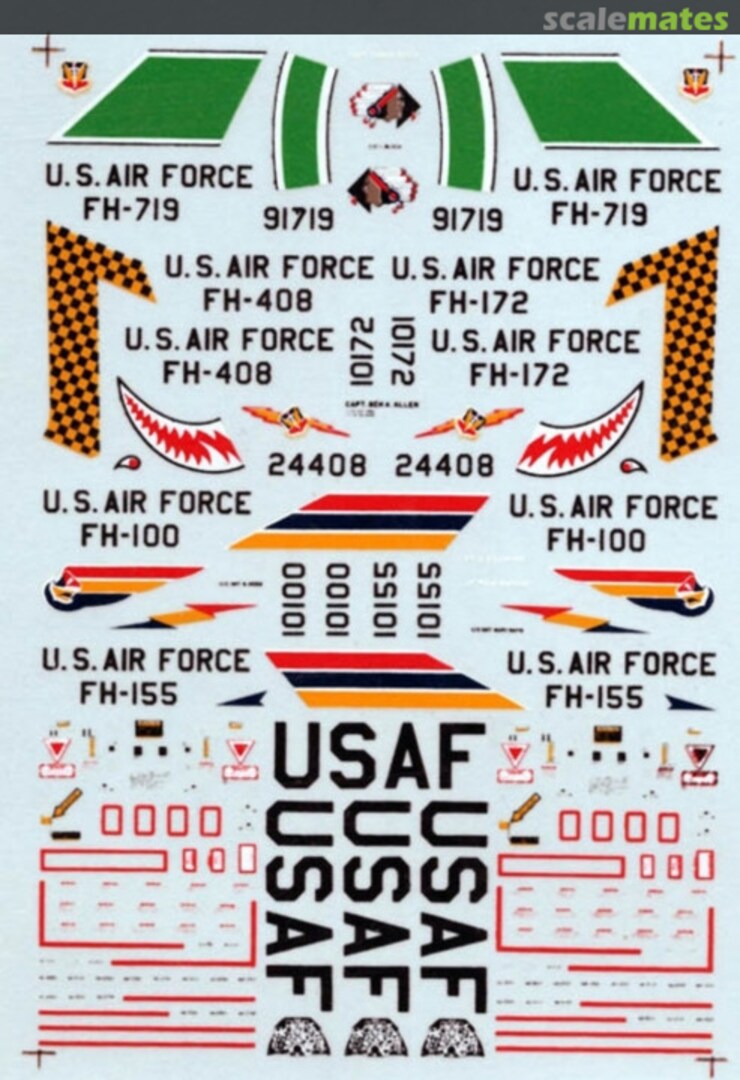 Boxart USAF F-105D Thunderchief 14-96 Microscale