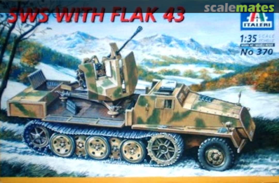 Boxart SWS with FlaK 43 370 Italeri Boxart SWS with FlaK 43 370 Italeri