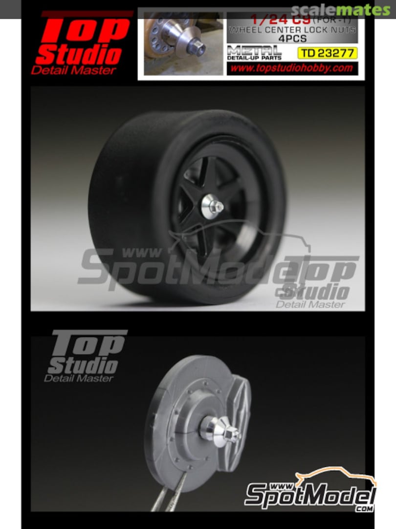 Boxart Mercedes Sauber C9 Wheel Center Lock Nuts TD23277 Top Studio Boxart Mercedes Sauber C9 Wheel Center Lock Nuts TD23277 Top Studio