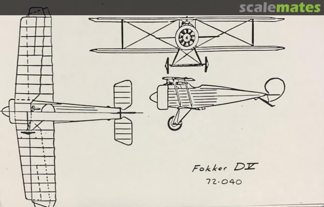 Boxart Fokker D.V 72-040 Cramer Craft