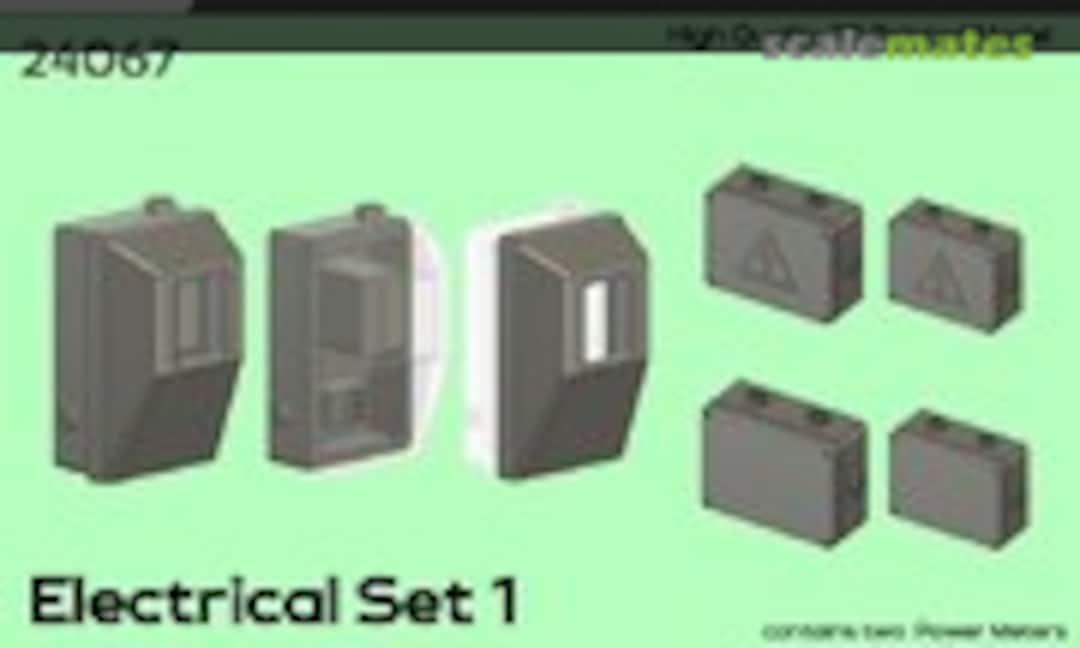 1:24 Electrical Set 1 (C3D Resin Miniatures 24067) 24067