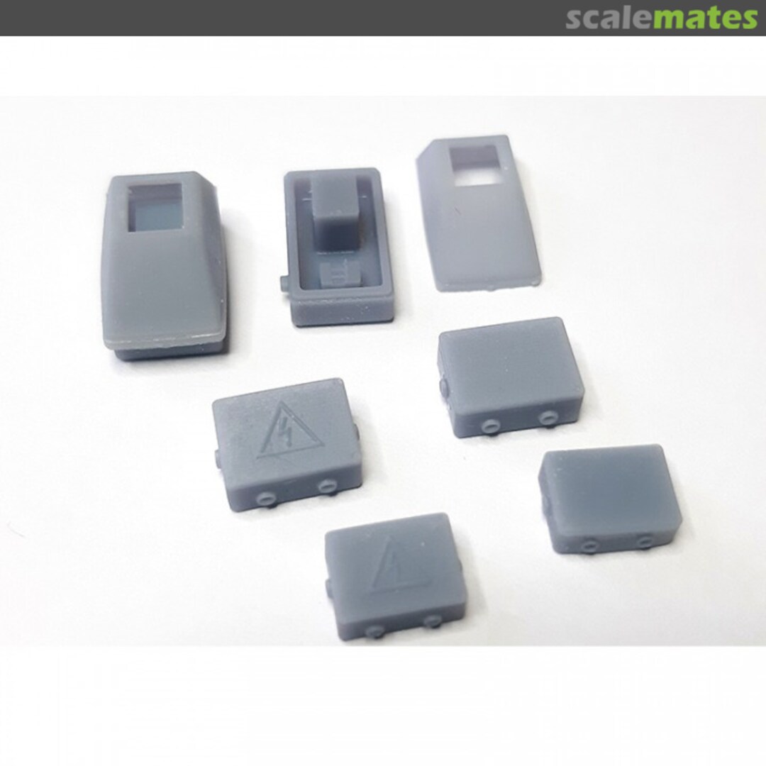 Contents Electrical Set 1 24067 C3D Resin Miniatures Contents Electrical Set 1 24067 C3D Resin Miniatures