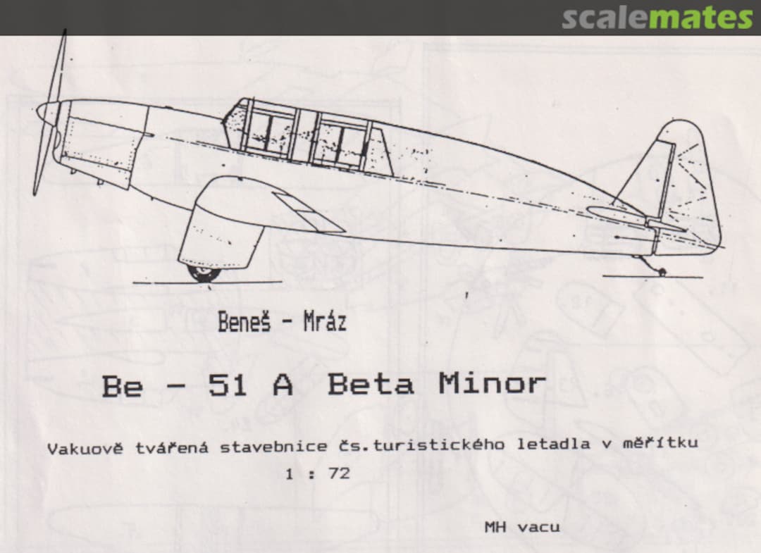Boxart Be-51A Beta Minor MH VACU Boxart Be-51A Beta Minor MH VACU