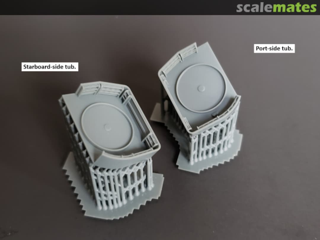 Boxart Fletcher-class Destroyer Midships Twin-gun Bofors Tubs, mid war 200-Bofors Midship Twin Model Monkey Boxart Fletcher-class Destroyer Midships Twin-gun Bofors Tubs, mid war 200-Bofors Midship Twin Model Monkey