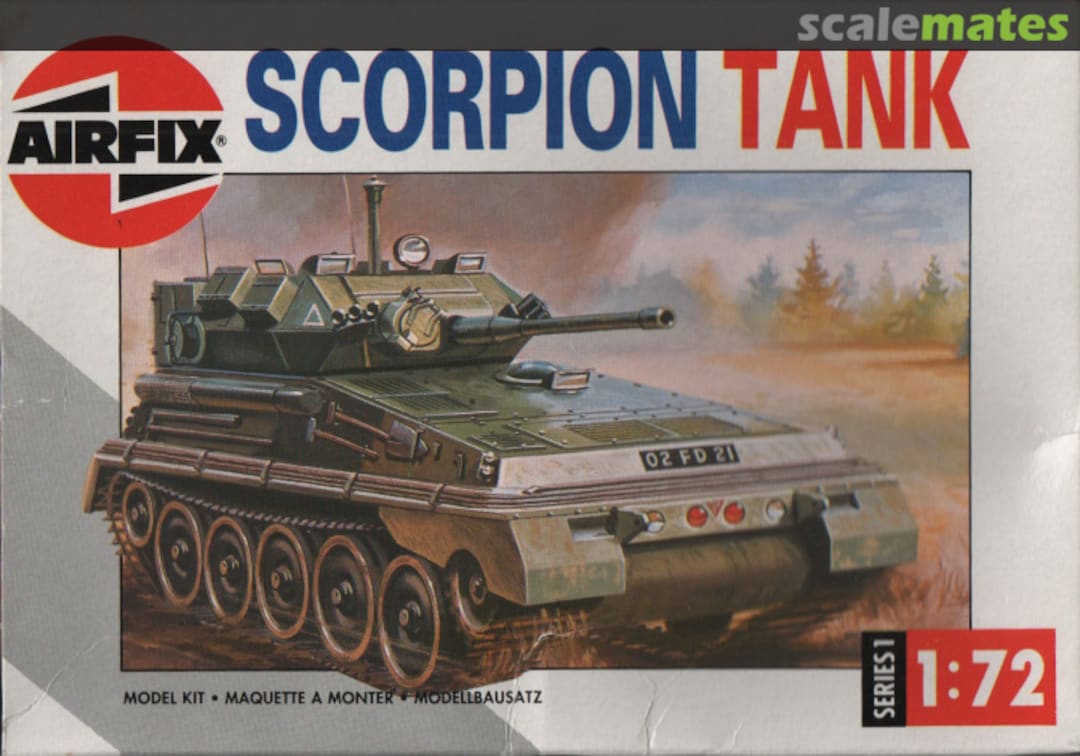 Boxart Scorpion Tank 01320 Airfix
