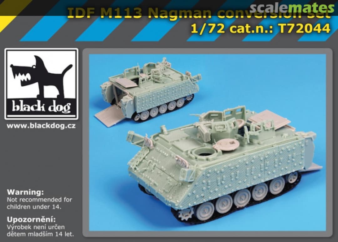 Boxart IDF M113 Nagman Conversion Set T72044 Black Dog Boxart IDF M113 Nagman Conversion Set T72044 Black Dog