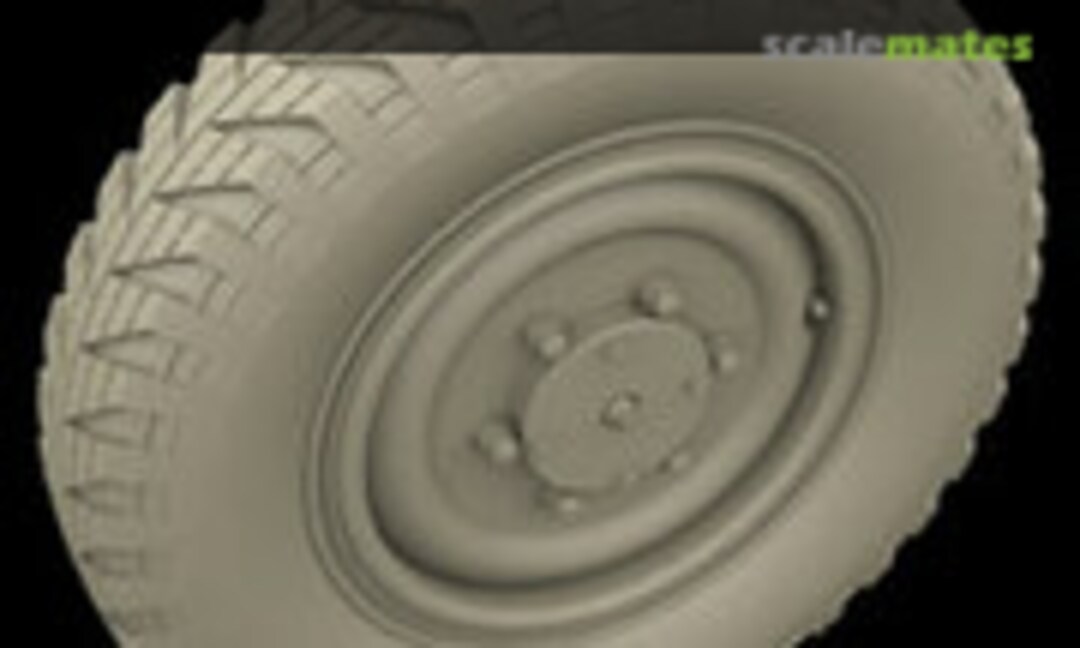 1:35 Sd. Kfz. 221 Type B Wheels (Hussar Productions 35077) 35077