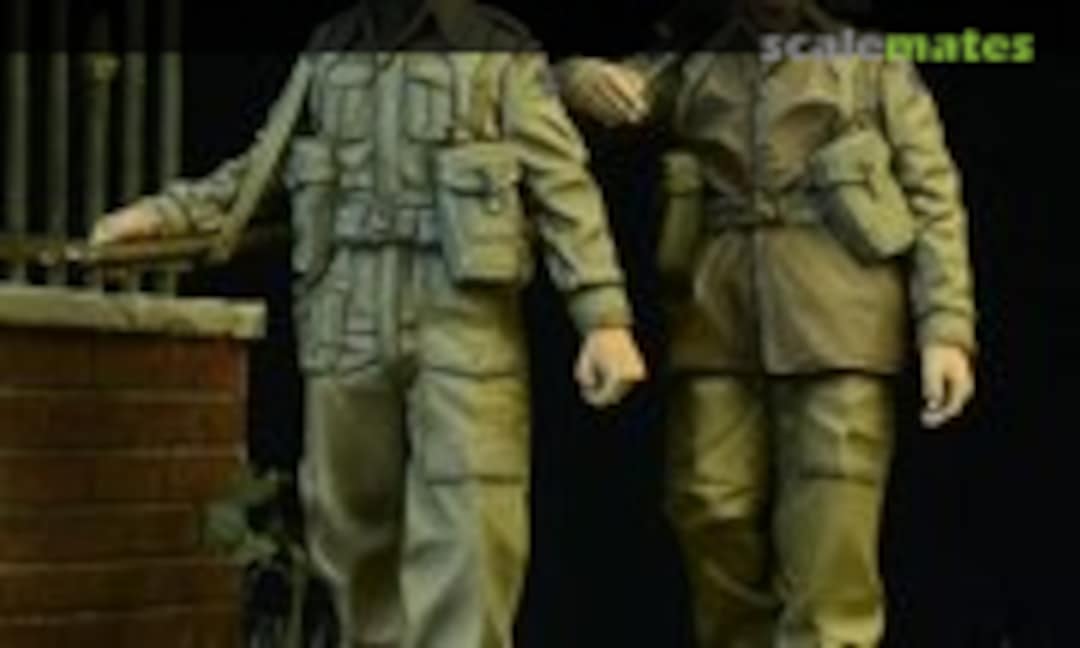 1:35 British Commonwealth Infantryman + Brengunner 1942-45 (D-Day Miniature Studio 35015)