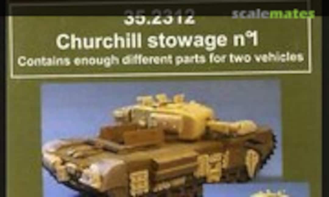 1:35 Churchill Stowage No.1 New (Resicast 35.2312) 35.2312