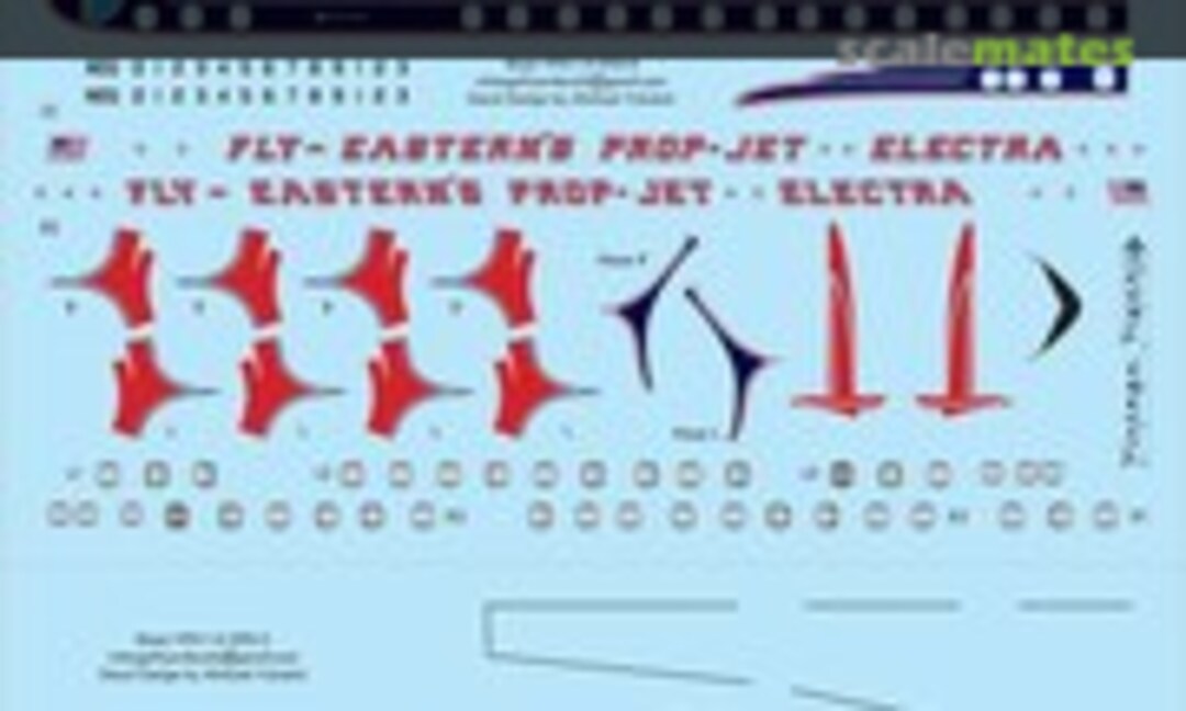 1:144 L-188 Eastern (Delivery) (Vintage Flyer Decals VFD144-090) VFD144-090