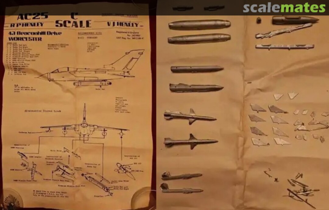 Boxart Tornado Detail Set - Marineflieger AC25 C Scale Boxart Tornado Detail Set - Marineflieger AC25 C Scale