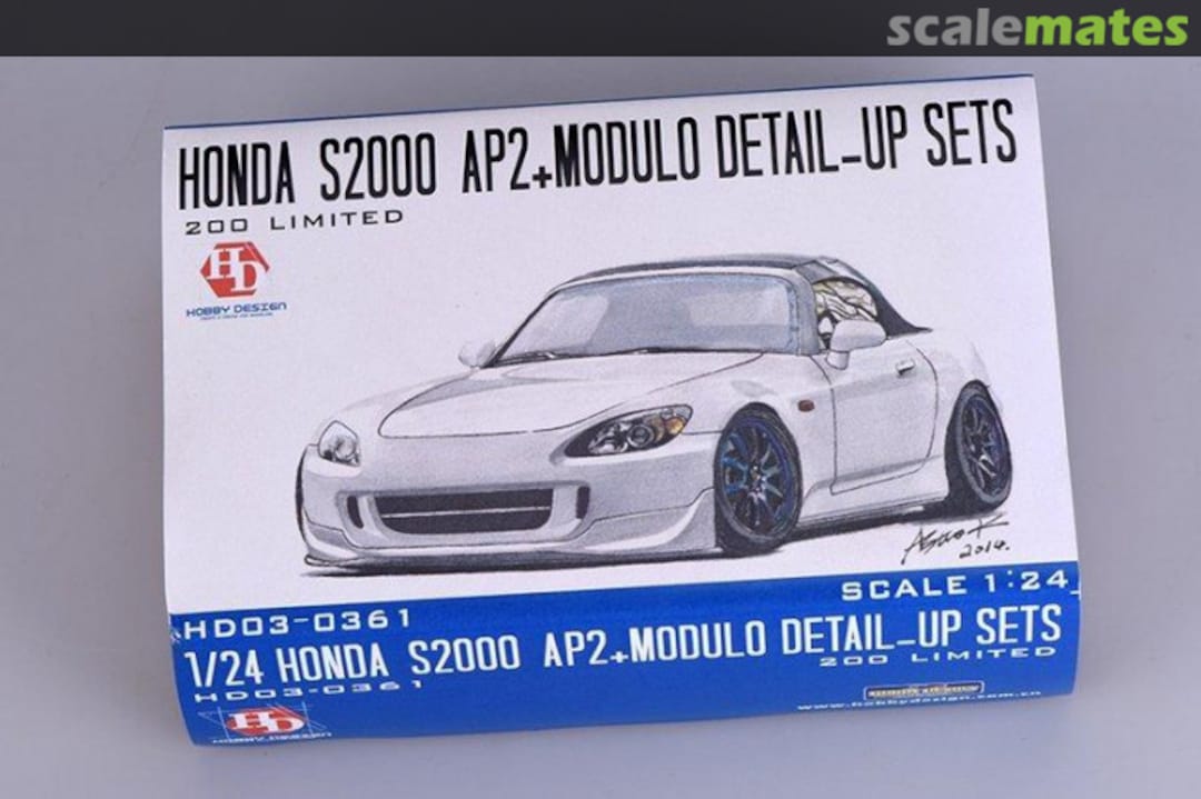 Boxart Honda S2000 AP2+ Modulo Detail-up Sets HD03-0361 Hobby Design Boxart Honda S2000 AP2+ Modulo Detail-up Sets HD03-0361 Hobby Design