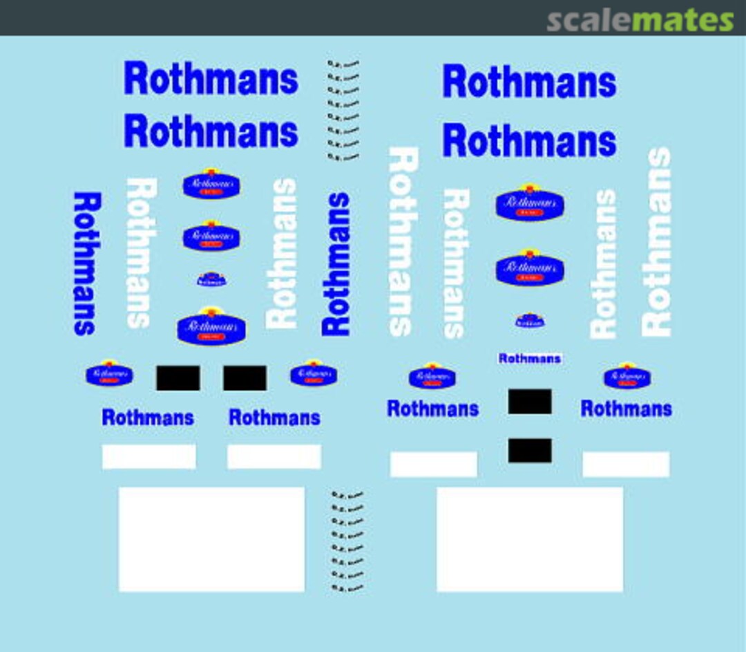 Boxart Williams FW18 & FW19 Decal DC-261 Museum collection Boxart Williams FW18 & FW19 Decal DC-261 Museum collection