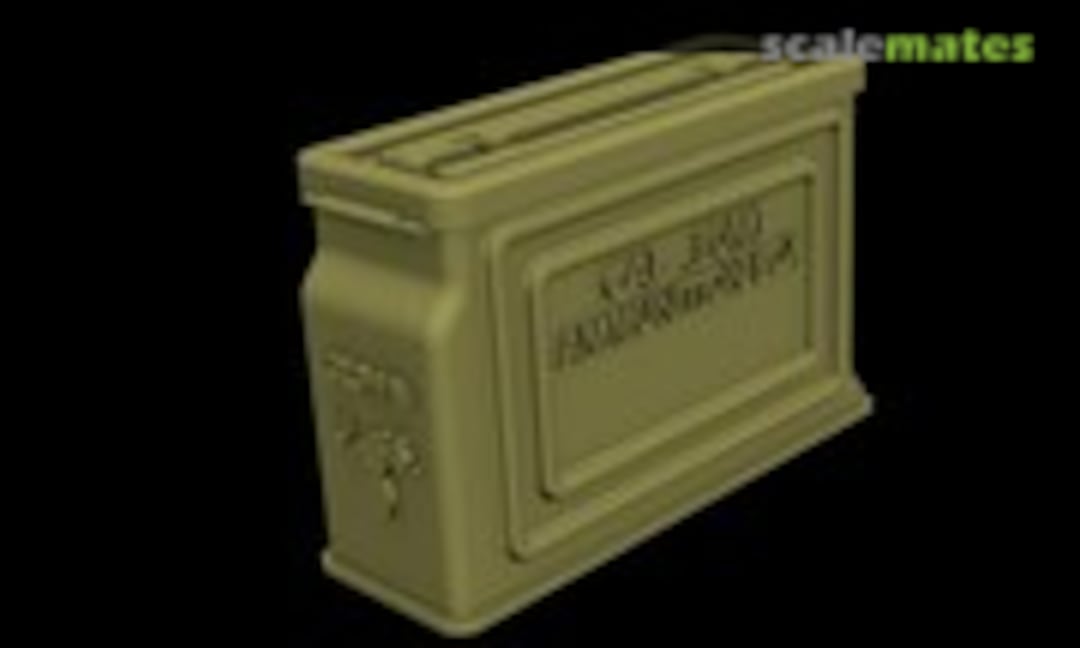 1:35 US Ammo Boxes for 0,3 ammo (metal pattern) (Panzer Art RE35-393) RE35-393