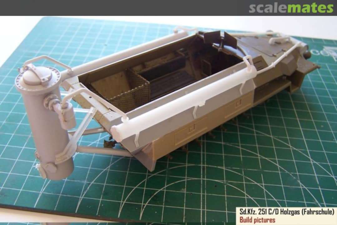 Boxart SdKfz 251 C/D Holzgas PPP35032 Paper Panzer Productions Boxart SdKfz 251 C/D Holzgas PPP35032 Paper Panzer Productions