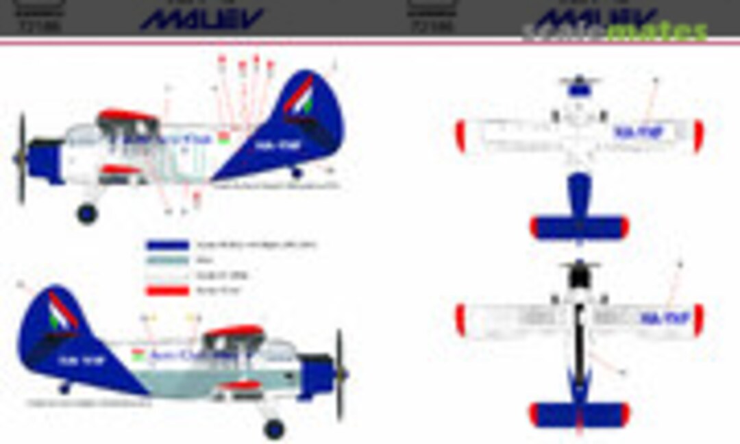 1:72 An-2 Malev (HADmodels 72186) 72186
