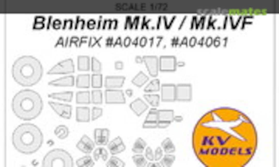 1:72 Blenheim Mk.IV / Mk.IVF (KV Models 72598) 72598