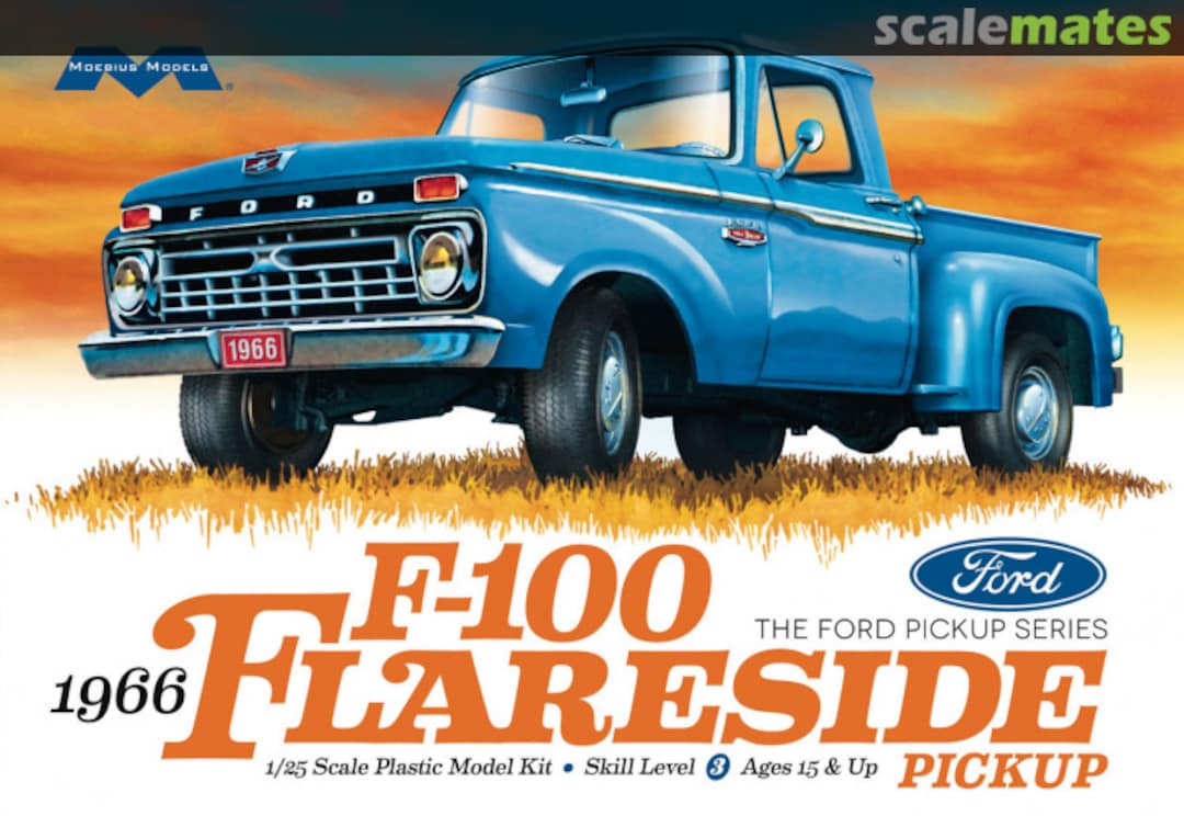 Boxart 1966 Ford F-100 Flareside Pickup 1232 Moebius Models